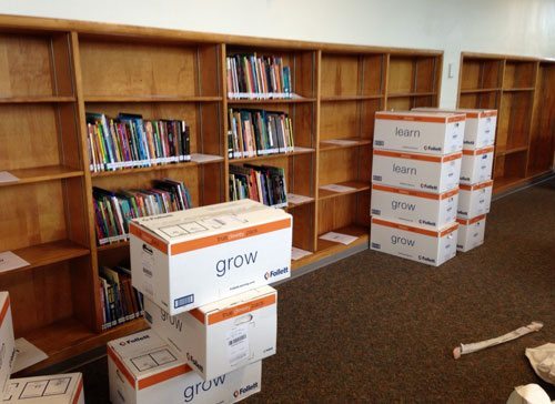 Jane Addams Middle School library