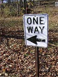 One Way Sign