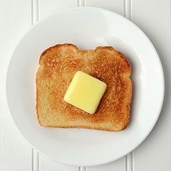 buttered toast