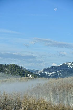 Rocky Mountains view