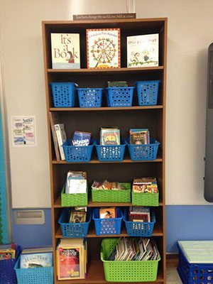 Classroom bookshelf