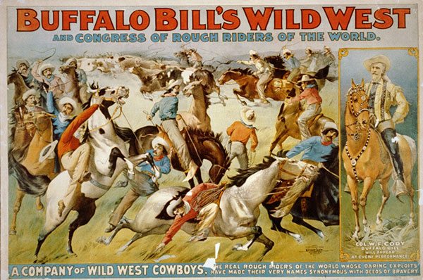 Buffalo Bill's Wild West show poster