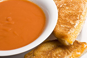 grilled cheese and tomato soup