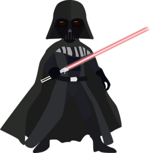 Darth Vader with Light Saber
