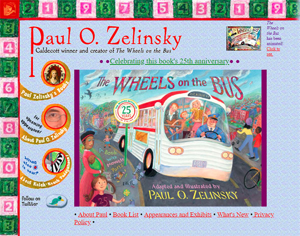 Paul O. Zelinsky's website