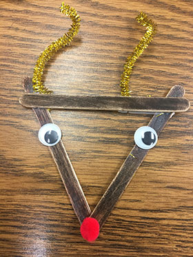 craft stick reindeer