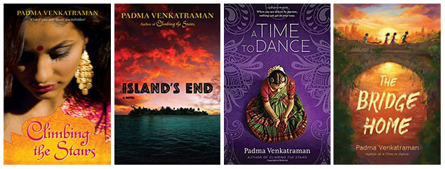 Padma Venkatraman's four novels