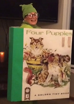 Maurna Rome Halloween costume The Four Puppies