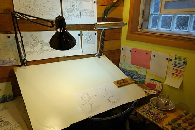 Kenneth Kraegel's studio