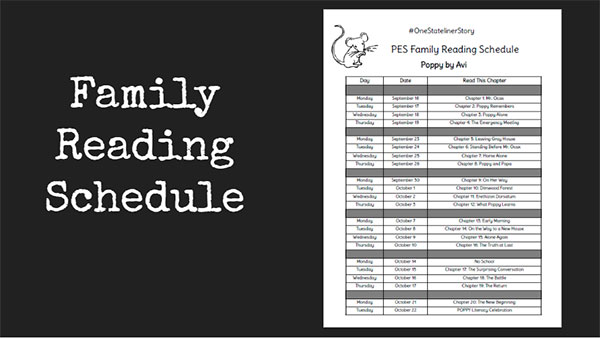 Family Reading Schedule