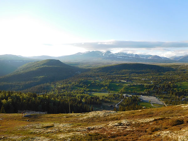 Panoramic view in Norway