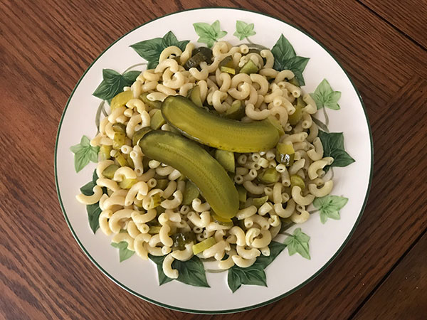 Sarah's Pickle Pasta
