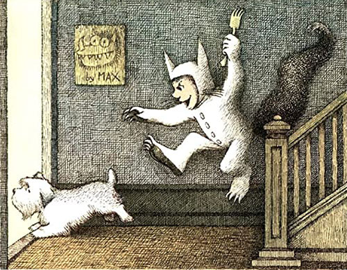 illustration from Where the Wild Things Are
