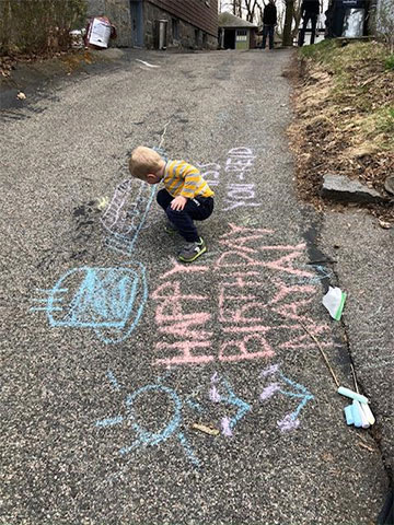 Chalk artist