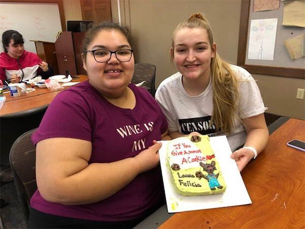 Displaying Cake If You Give a Mouse a Cookie