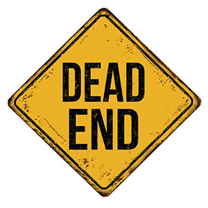 dead end sign