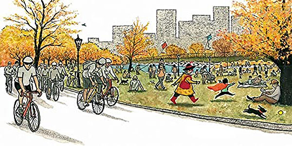 illustration from Nana in the City