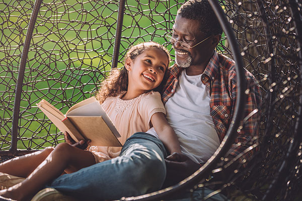 grandpa reading