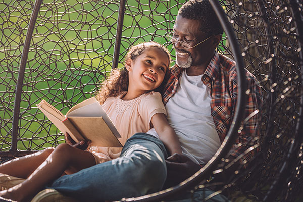 grandpa reading