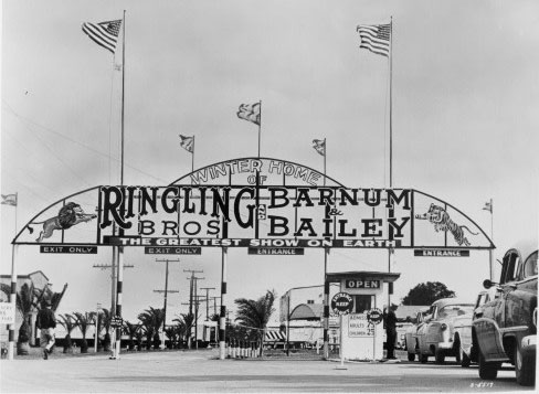 Winter Home of Ringling Bros Barnum & Bailey Circus, Sarasota, Florida