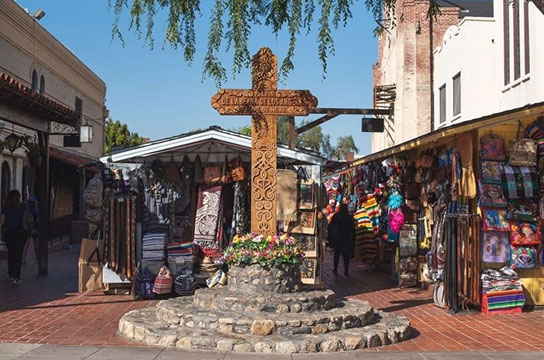 Olvera Street cross