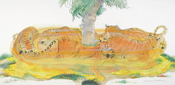 Illustration from Sam and the Tigers