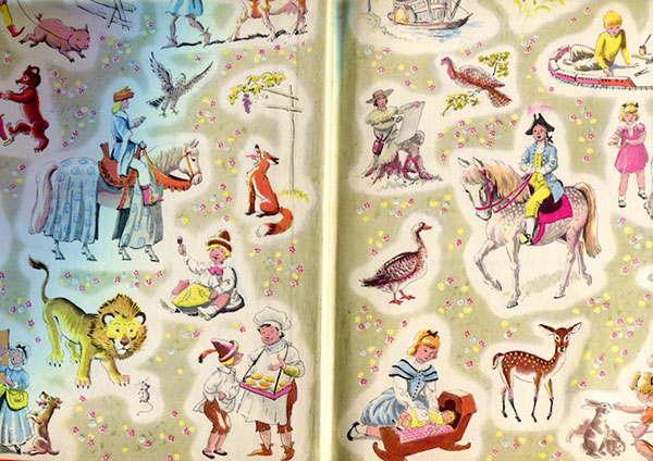 Childcraft endpapers