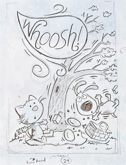 Mike Wohnoutka sketch for See the Ghost