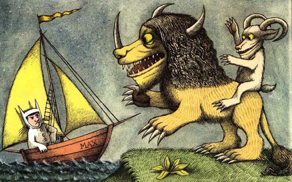 illustration from Where the Wild Things Are