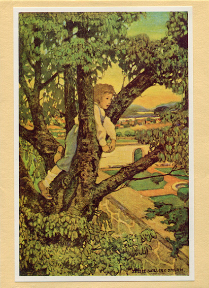 Jessie Wilcox Smith A Boy in a Tree