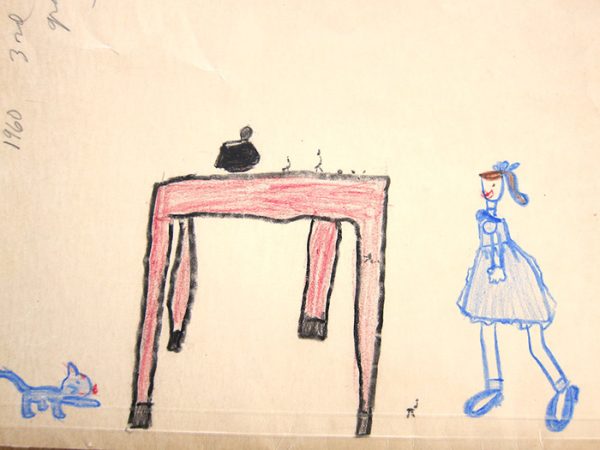 third grade drawing of table
