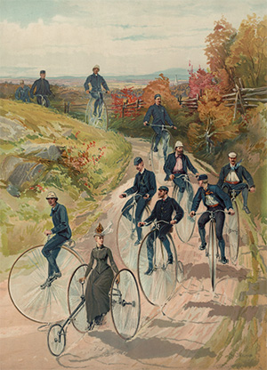 bicycling club Hy Sandham 1887