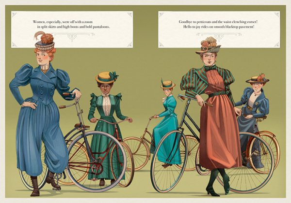 Illustration from Birth of the Bicycle