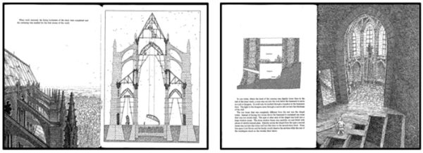 illustrations from Castle and Cathedral by David Macaulay