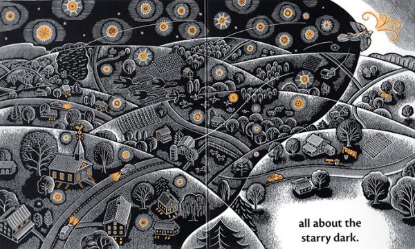 illustration from The House in the Night by Susan Marie Swanson and Beth Krommes