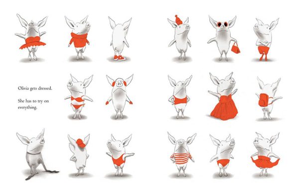 illustration from Olivia by Ian Falconer