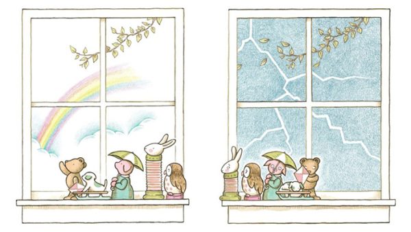 illustration from Waiting by Kevin Henkes