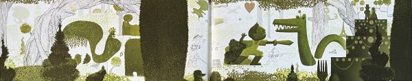 illustration from Grandpa Green by Lane Smith
