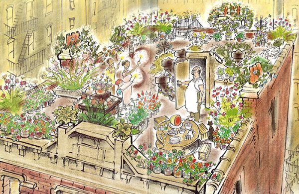 illustration from The Gardener by David Small
