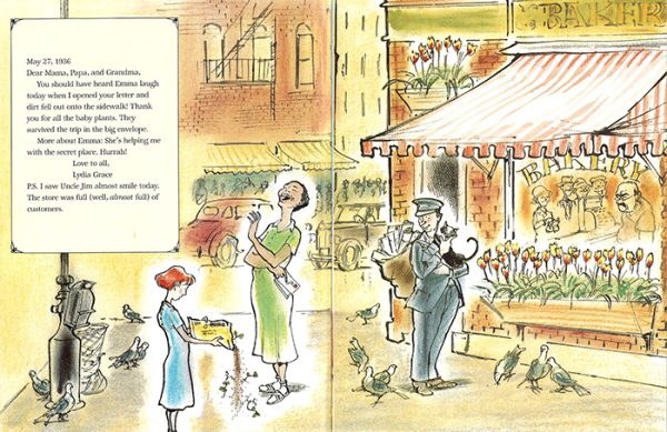 illustration from The Gardener by David Small