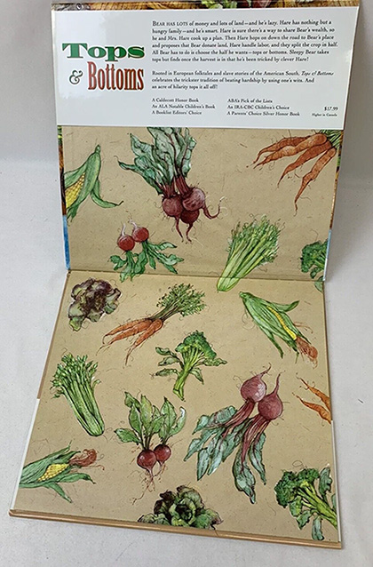 Endpapers from Tops & Bottoms